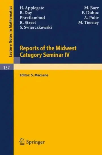 Cover of Reports of the Midwest Category Seminar IV