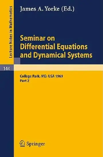 Cover of Seminar on Differential Equations and Dynamical Systems