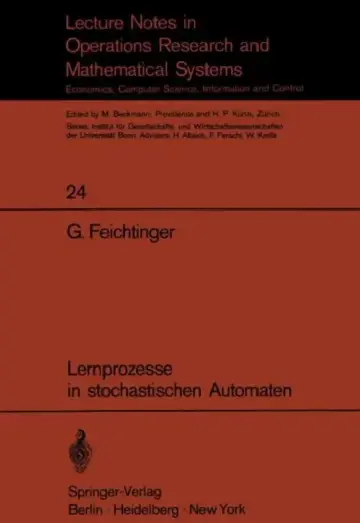 Cover of Lernprozesse in Stochastischen Automaten