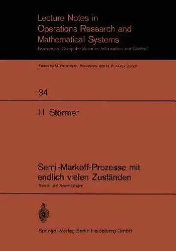 Cover of Semi-Markoff-Prozesse Mit Endlich Vielen Zuständen
