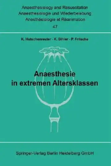 Cover of Anaesthesie in Extremen Altersklassen