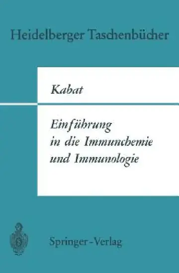 Cover of Einführung in Die Immunchemie Und Immunologie