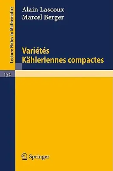 Cover of Varietes Kähleriennes Compactes