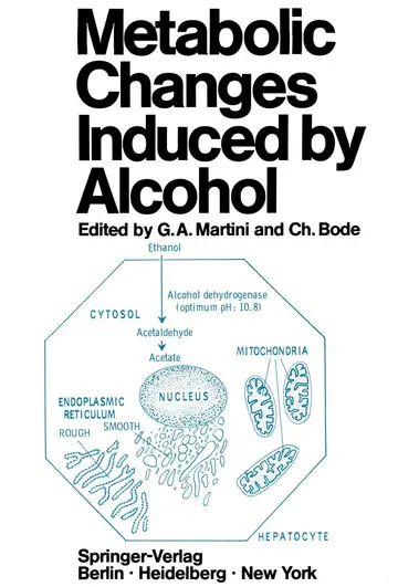 Cover of Metabolic Changes Induced by Alcohol