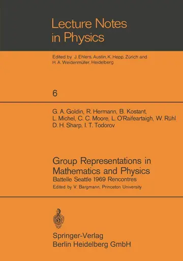 Cover of Group Representations in Mathematics and Physics