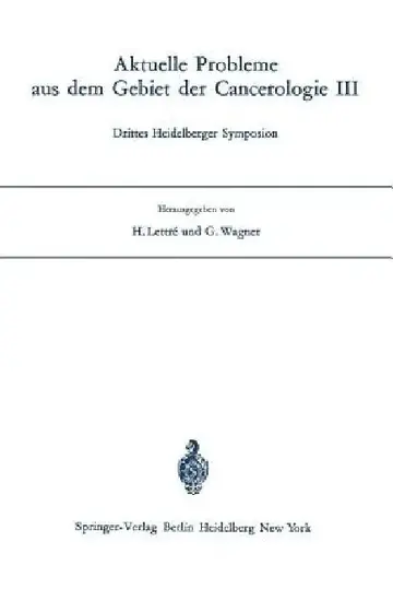 Cover of Aktuelle Probleme Aus Dem Gebiet Der Cancerologie III