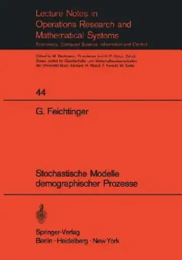 Cover of Stochastische Modelle Demographischer Prozesse
