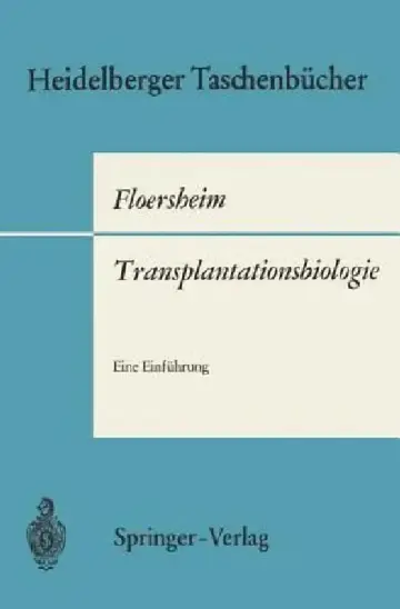 Cover of Transplantationsbiologie