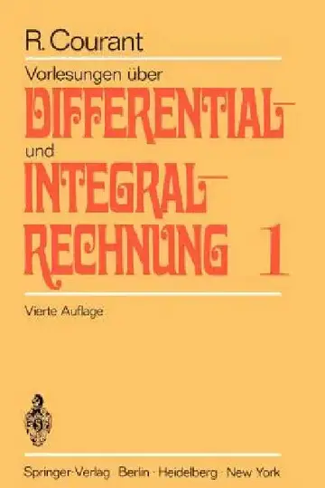 Cover of Vorlesungen Über Differential- Und Integralrechnung