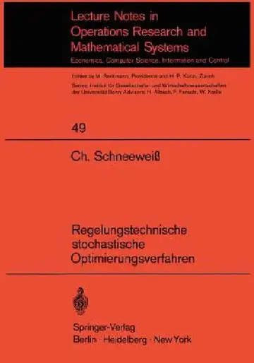 Cover of Regelungstechnische Stochastische Optimierungsverfahren in Unternehmensforschung Und Wirtschaftstheorie
