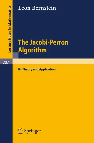 Cover of The Jacobi-Perron Algorithm