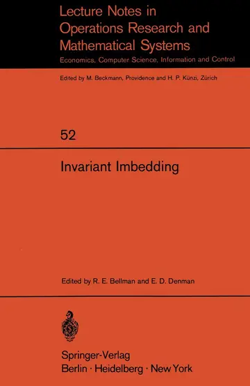 Cover of Invariant Imbedding
