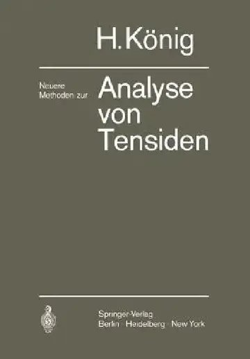 Cover of Neuere Methoden Zur Analyse Von Tensiden