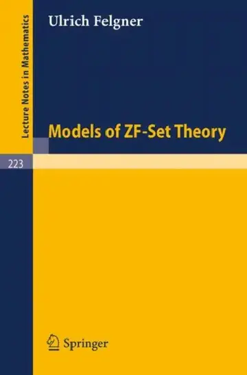 Cover of Models of Zf-Set Theory