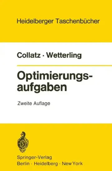 Cover of Optimierungsaufgaben