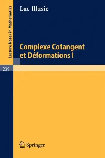Cover of Complexe Cotangent Et Deformations I