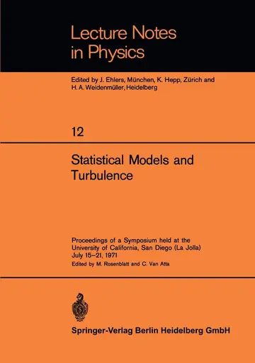 Cover of Statistical Models and Turbulence