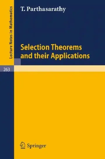 Cover of Selection Theorems and Their Applications
