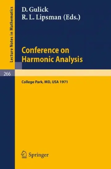 Cover of Conference on Harmonic Analysis