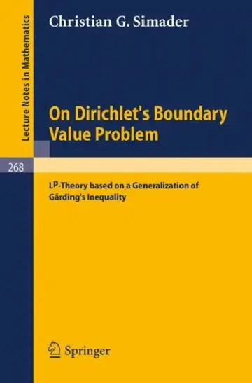 Cover of On Dirichlet's Boundary Value Problem