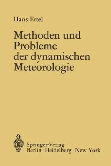 Cover of Methoden Und Probleme Der Dynamischen Meteorologie