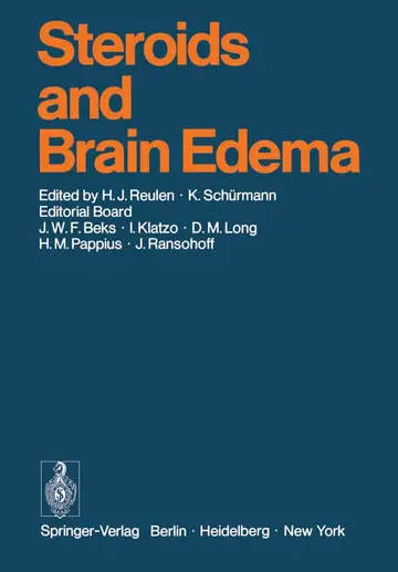 Cover of Steroids and Brain Edema