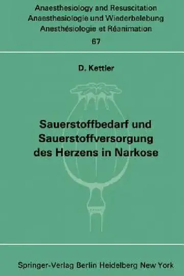 Cover of Sauerstoffbedarf Und Sauerstoffversorgung Des Herzens in Narkose