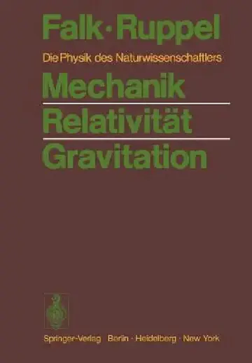 Cover of Mechanik Relativität Gravitation