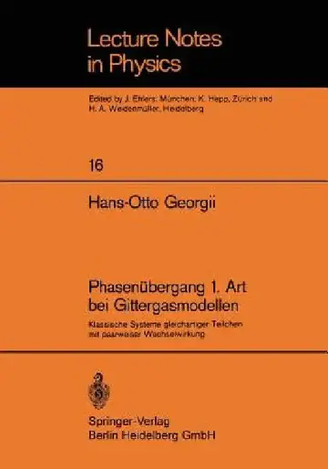 Cover of Phasenübergang 1. Art Bei Gittergasmodellen