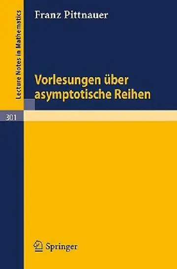 Cover of Vorlesungen Über Asymptotische Reihen