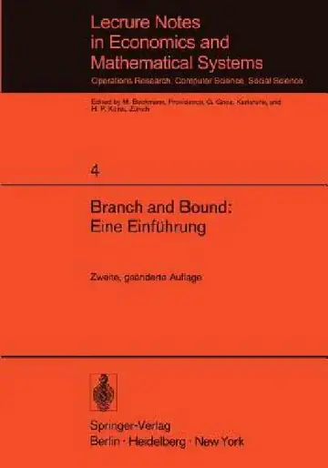 Cover of Branch and Bound