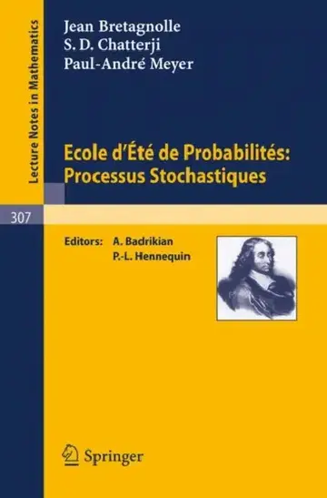 Cover of Ecole d'Ete de Probabilites