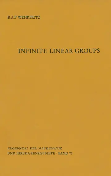 Cover of Infinite Linear Groups
