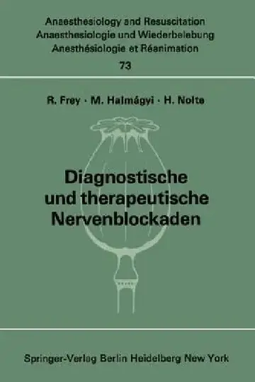 Cover of Diagnostische Und Therapeutische Nervenblockaden