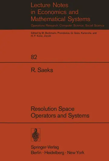 Cover of Resolution Space, Operators and Systems