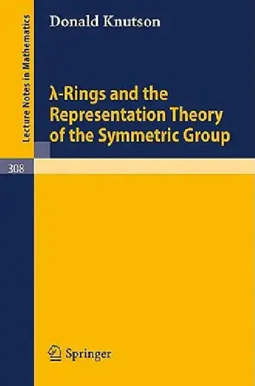 Cover of Lambda-Rings and the Representation Theory of the Symmetric Group
