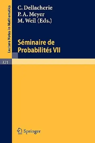 Cover of Séminaire de Probabilités VII