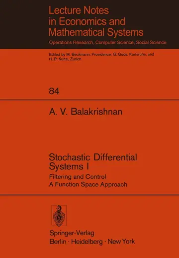 Cover of Stochastic Differential Systems I