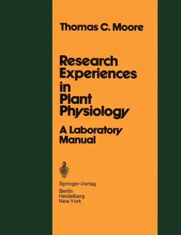 Cover of Research Experiences in Plant Physiology
