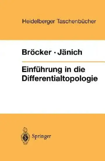 Cover of Einführung in Die Differentialtopologie