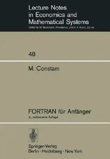 Cover of FORTRAN Für Anfänger