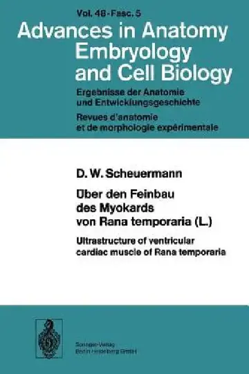 Cover of Über Den Feinbau Des Myocards Von Rana Temporaria (L.) / Ultrastructure of Ventricular Cardiac Muscle of Rana Temporaria