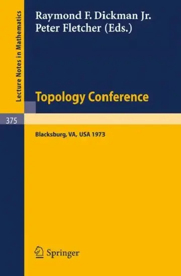 Cover of Topology Conference