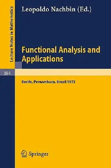 Cover of Functional Analysis and Applications
