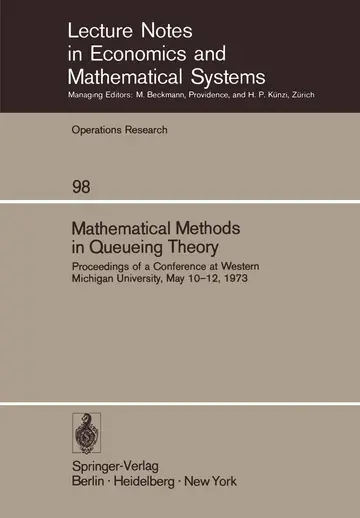 Cover of Mathematical Methods in Queueing Theory
