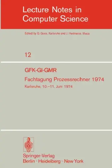 Cover of Fachtagung Prozessrechner 1974