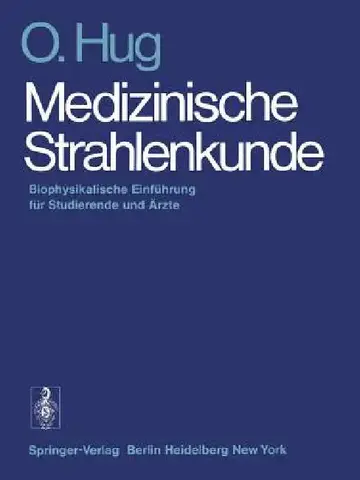 Cover of Medizinische Strahlenkunde