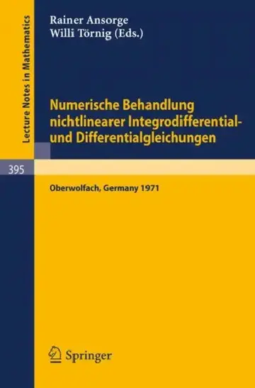Cover of Numerische Behandlung Nichtlinearer Integrodifferential- Und Differentialgleichungen