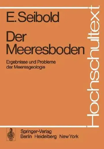 Cover of Der Meeresboden