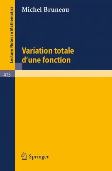 Cover of Variation Totale d'Une Fonction
